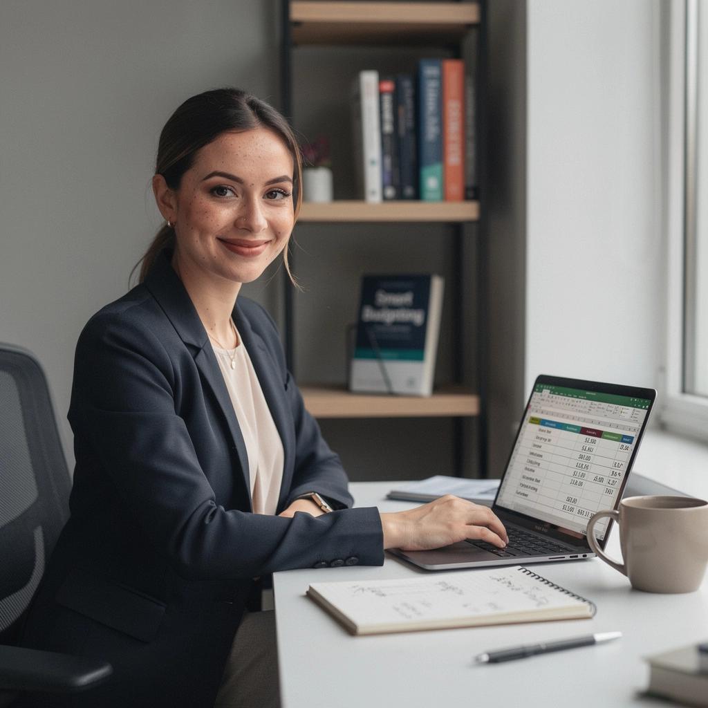 Felnőtt ember, aki egy költségvetési táblázatot tölt ki.