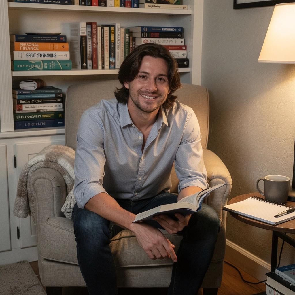 Egy család, aki közösen tervez költségvetést a nappaliban.